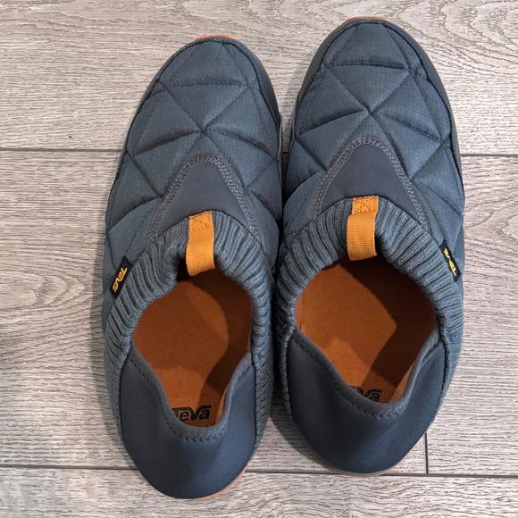 Teva ReEmber Mens 13 Quilted Slip On Camp Shoes Grey Outdoors Casual - Picture 5 of 7